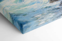 Ocean Waves Crashing on Coastal Rocks - Canvas Print - Artoholica Ready to Hang Canvas Print