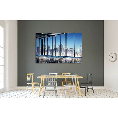 Office Cityscape Builidings Contemporary Interior Room Modern Concept №2174 Ready to Hang Canvas PrintCanvas art arrives ready to hang, with hanging accessories included and no additional framing required. Every canvas print is hand-crafted, made on-deman