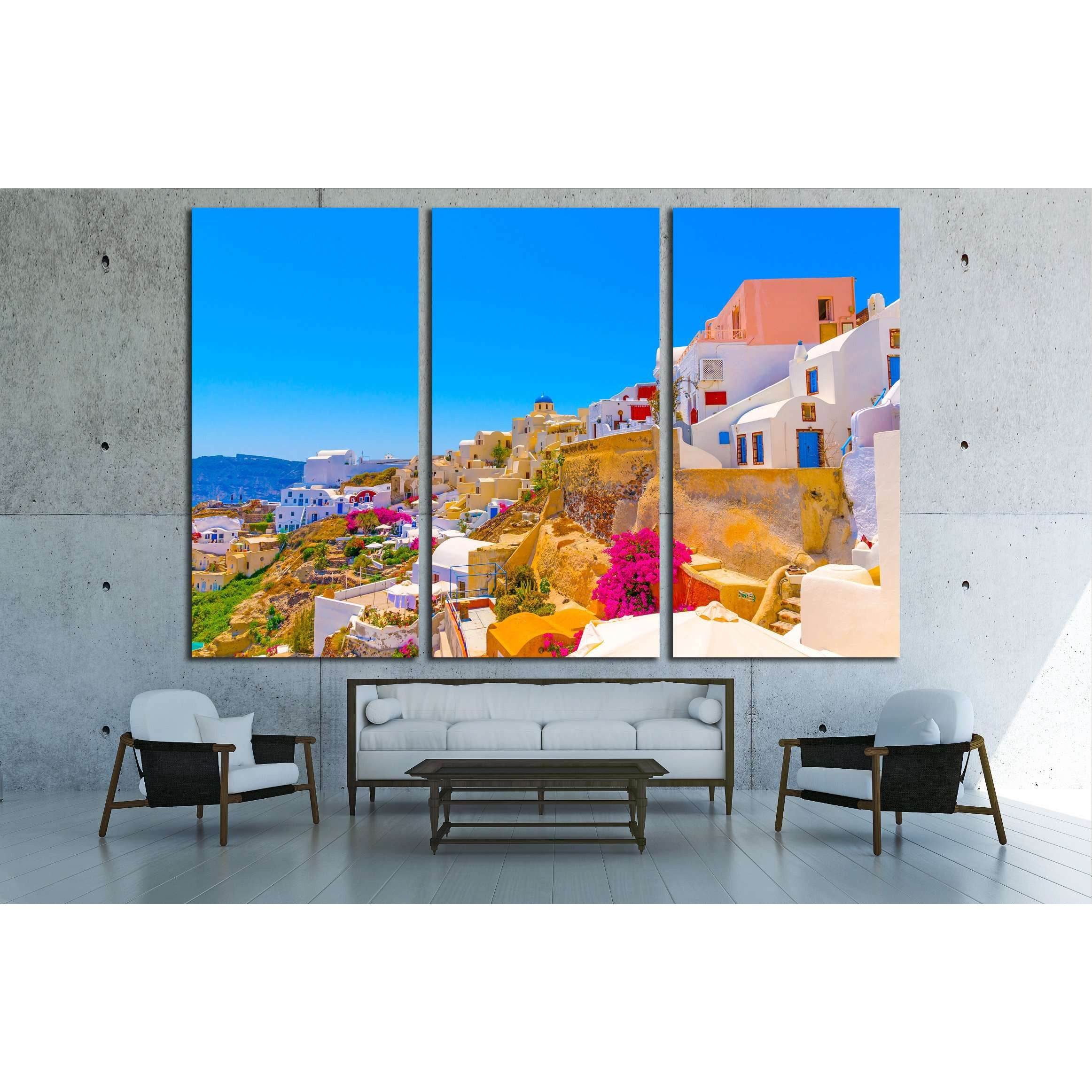 Oia is the most beautiful village of Santorini island in Greece №2640 Ready to Hang Canvas PrintCanvas art arrives ready to hang, with hanging accessories included and no additional framing required. Every canvas print is hand-crafted, made on-demand at o
