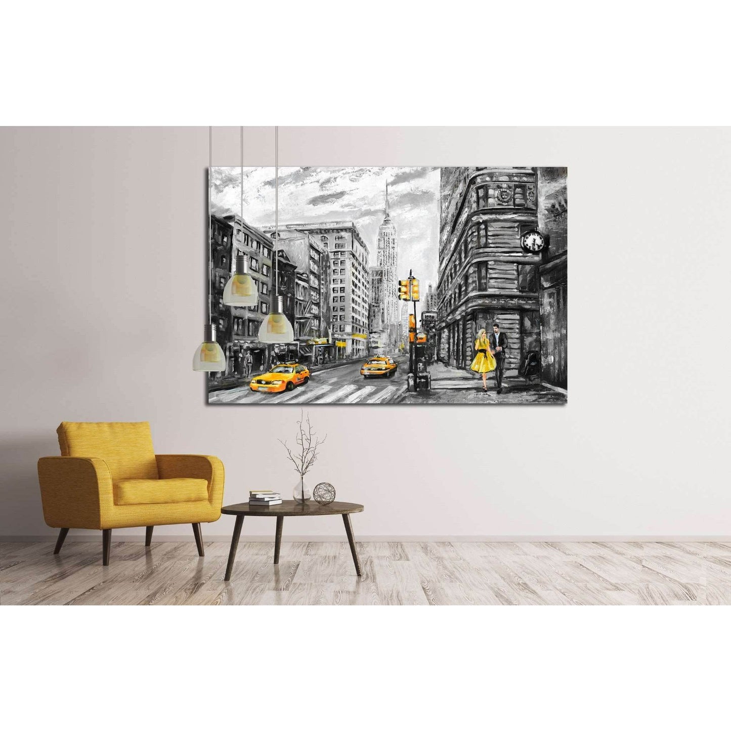 oil painting street view of New York №1563 Ready to Hang Canvas PrintCanvas art arrives ready to hang, with hanging accessories included and no additional framing required. Every canvas print is hand-crafted, made on-demand at our workshop and expertly st