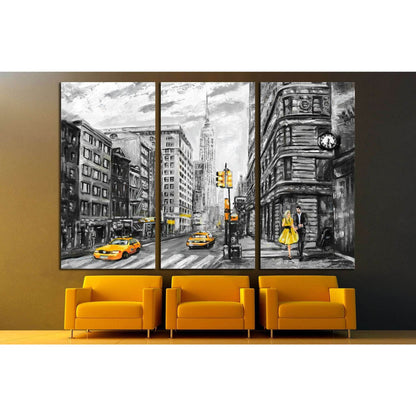 oil painting street view of New York №1563 Ready to Hang Canvas PrintCanvas art arrives ready to hang, with hanging accessories included and no additional framing required. Every canvas print is hand-crafted, made on-demand at our workshop and expertly st