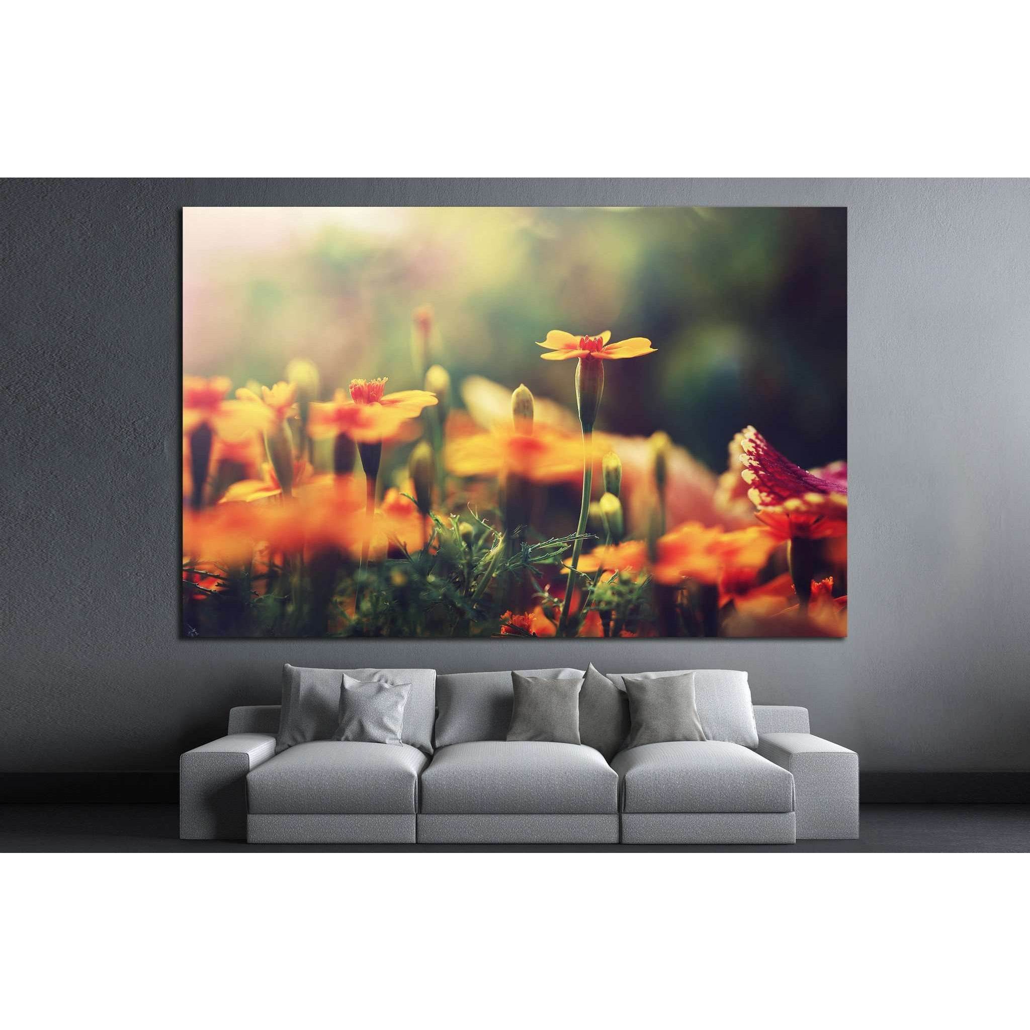 Orange flowers №22 Ready to Hang Canvas PrintCanvas art arrives ready to hang, with hanging accessories included and no additional framing required. Every canvas print is hand-crafted, made on-demand at our workshop and expertly stretched around 100% Nort