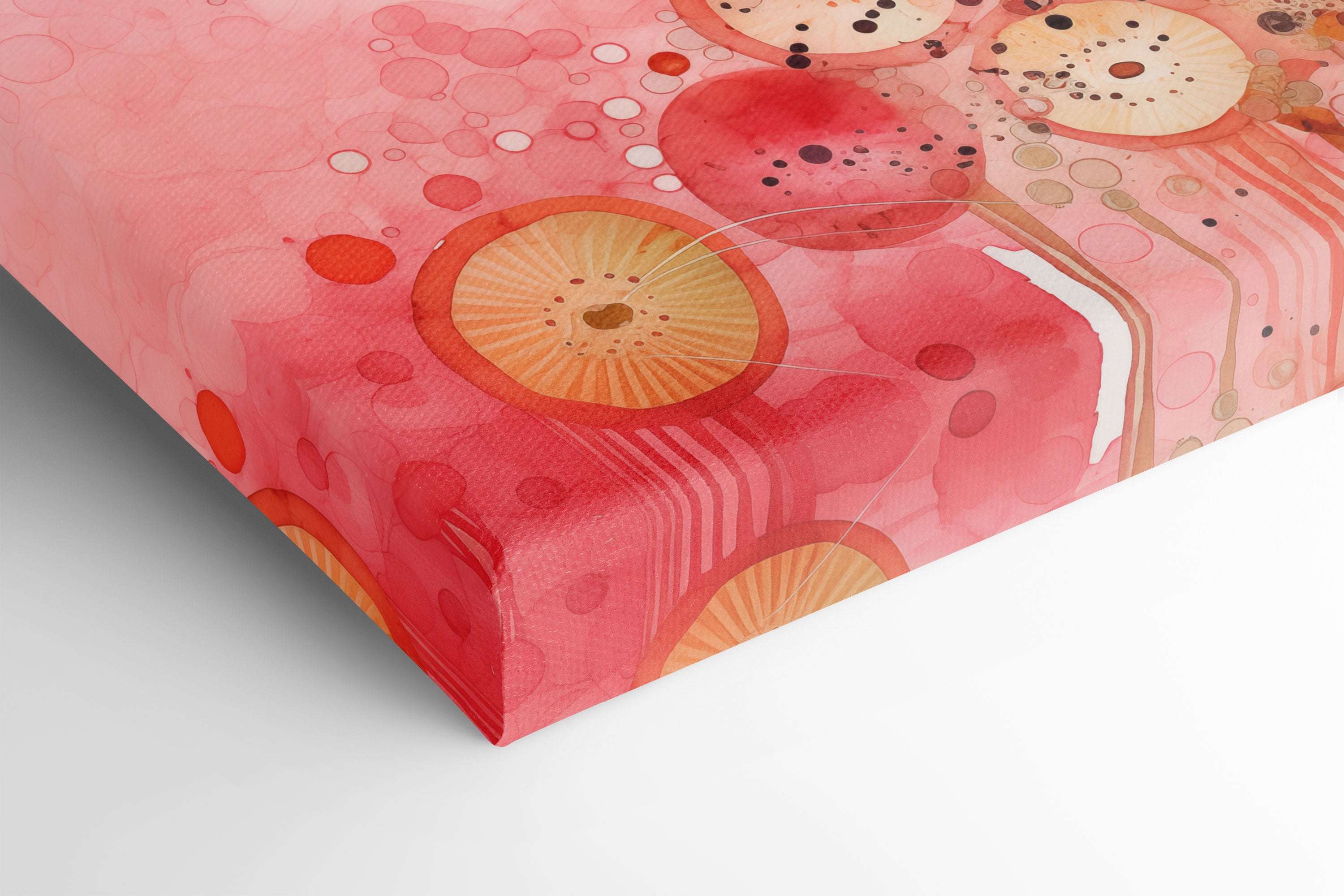 Orange Hue Abstract - Canvas Print - Artoholica Ready to Hang Canvas Print