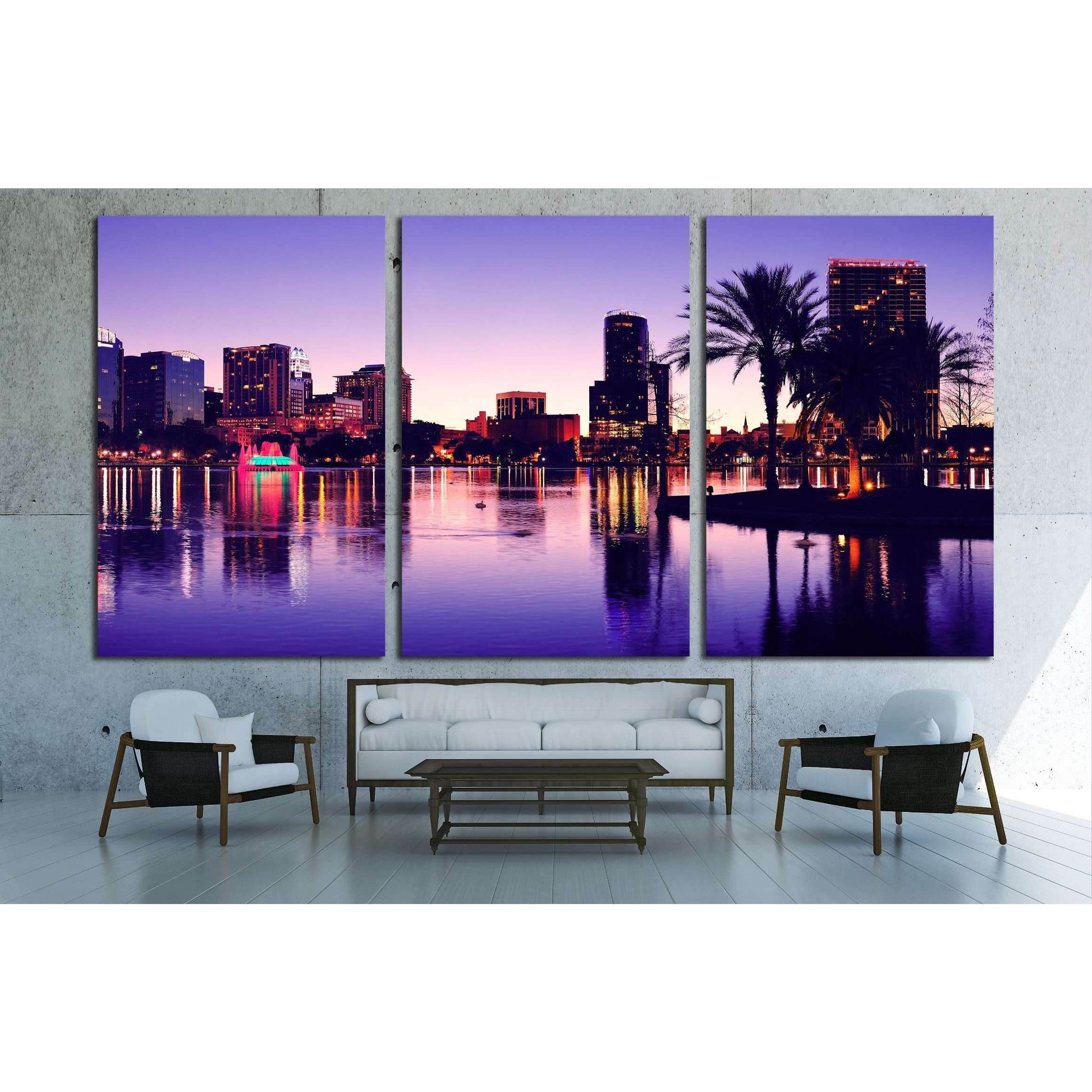 Orlando downtown skyline panorama №1934 Ready to Hang Canvas PrintCanvas art arrives ready to hang, with hanging accessories included and no additional framing required. Every canvas print is hand-crafted, made on-demand at our workshop and expertly stret