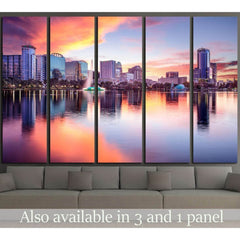 Orlando, Florida, USA downtown city skyline from Eola Park №1691 Ready to Hang Canvas PrintCanvas art arrives ready to hang, with hanging accessories included and no additional framing required. Every canvas print is hand-crafted, made on-demand at our wo