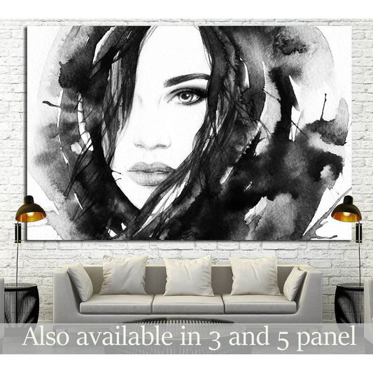 Painted Girl №721 Ready to Hang Canvas PrintCanvas art arrives ready to hang, with hanging accessories included and no additional framing required. Every canvas print is hand-crafted, made on-demand at our workshop and expertly stretched around 100% North