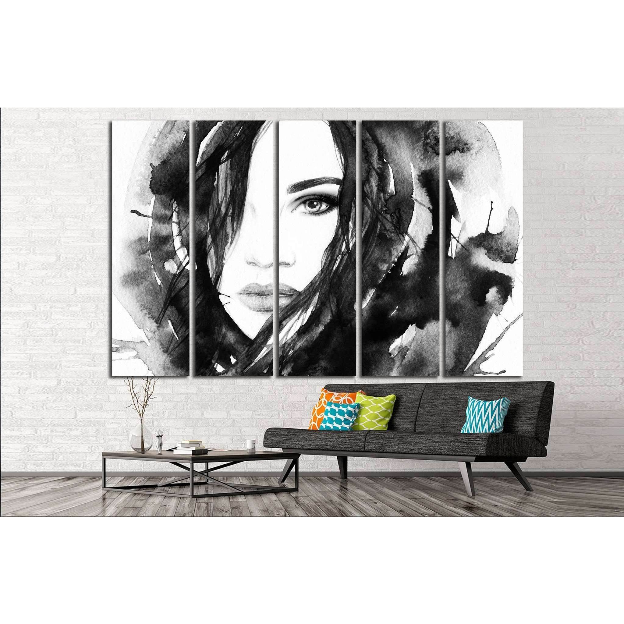 Painted Girl №721 Ready to Hang Canvas PrintCanvas art arrives ready to hang, with hanging accessories included and no additional framing required. Every canvas print is hand-crafted, made on-demand at our workshop and expertly stretched around 100% North