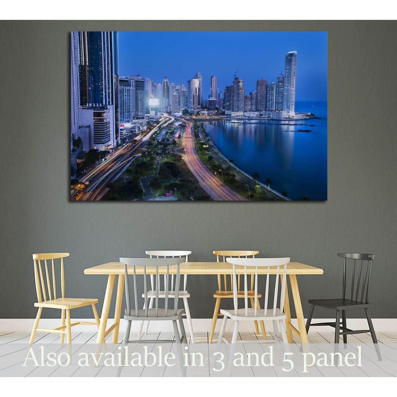 Panama city №2220 Ready to Hang Canvas PrintCanvas art arrives ready to hang, with hanging accessories included and no additional framing required. Every canvas print is hand-crafted, made on-demand at our workshop and expertly stretched around 100% North