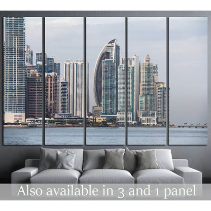 Panama City Skyline, seen from Casco Viejo №1532 Ready to Hang Canvas PrintCanvas art arrives ready to hang, with hanging accessories included and no additional framing required. Every canvas print is hand-crafted, made on-demand at our workshop and exper