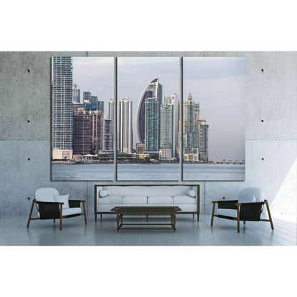 Panama City Skyline, seen from Casco Viejo №1532 Ready to Hang Canvas PrintCanvas art arrives ready to hang, with hanging accessories included and no additional framing required. Every canvas print is hand-crafted, made on-demand at our workshop and exper