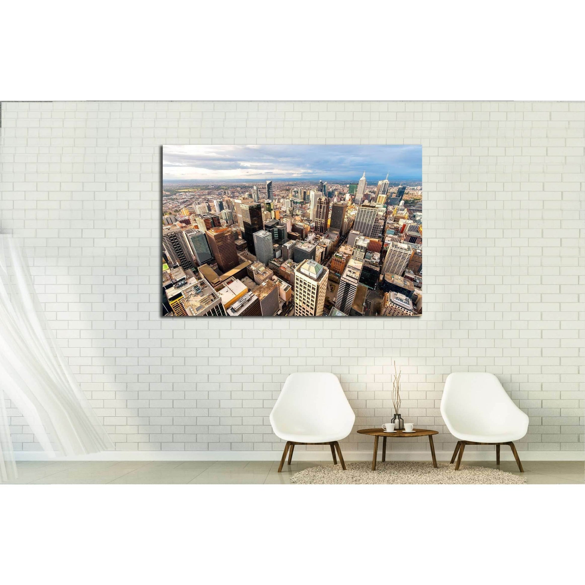 Panorama of Melbourne's city cente, Australia №2291 Ready to Hang Canvas PrintCanvas art arrives ready to hang, with hanging accessories included and no additional framing required. Every canvas print is hand-crafted, made on-demand at our workshop and ex