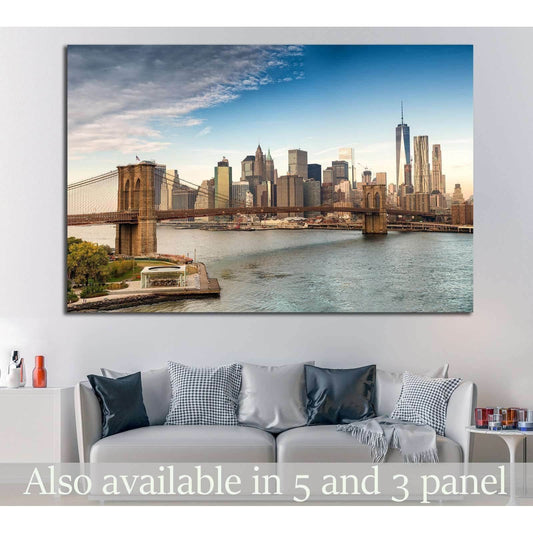 panoramic view of New York №742 Ready to Hang Canvas PrintCanvas art arrives ready to hang, with hanging accessories included and no additional framing required. Every canvas print is hand-crafted, made on-demand at our workshop and expertly stretched aro