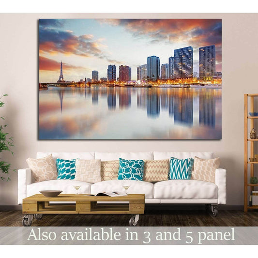 Paris skyline №738 Ready to Hang Canvas PrintCanvas art arrives ready to hang, with hanging accessories included and no additional framing required. Every canvas print is hand-crafted, made on-demand at our workshop and expertly stretched around 100% Nort