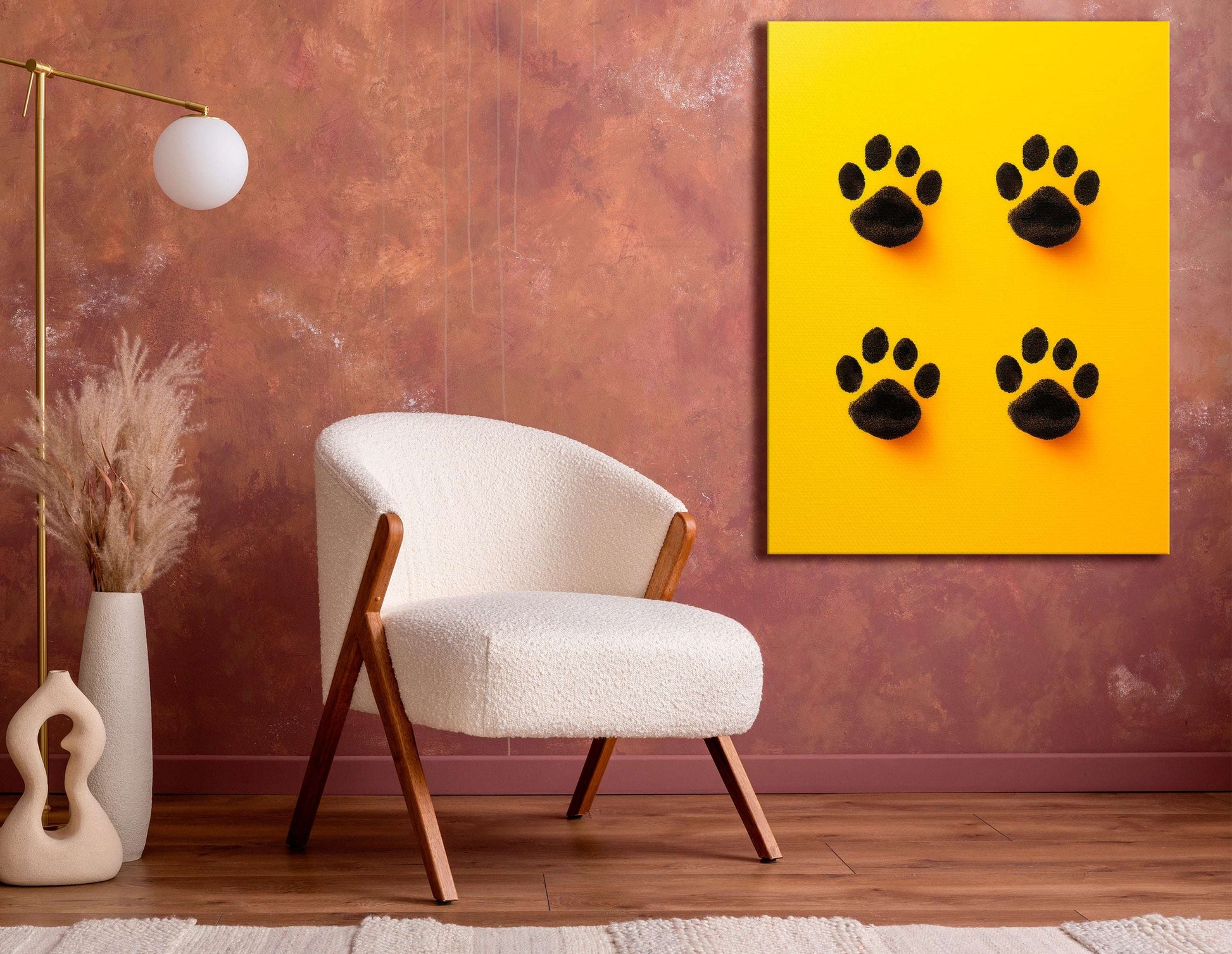 Paws of Sunshine - Canvas Print - Artoholica Ready to Hang Canvas Print