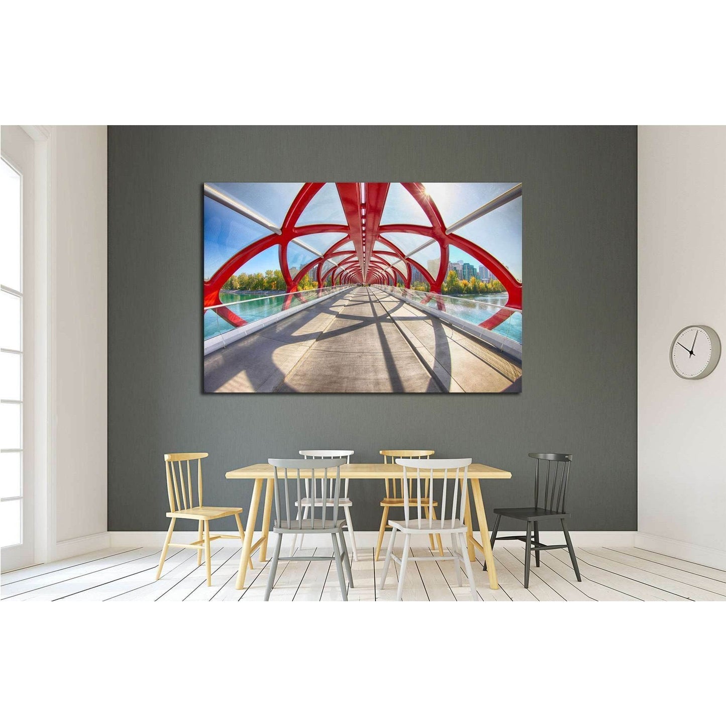 Peace Bridge, Calgary, Alberta, Canada №2031 Ready to Hang Canvas PrintCanvas art arrives ready to hang, with hanging accessories included and no additional framing required. Every canvas print is hand-crafted, made on-demand at our workshop and expertly