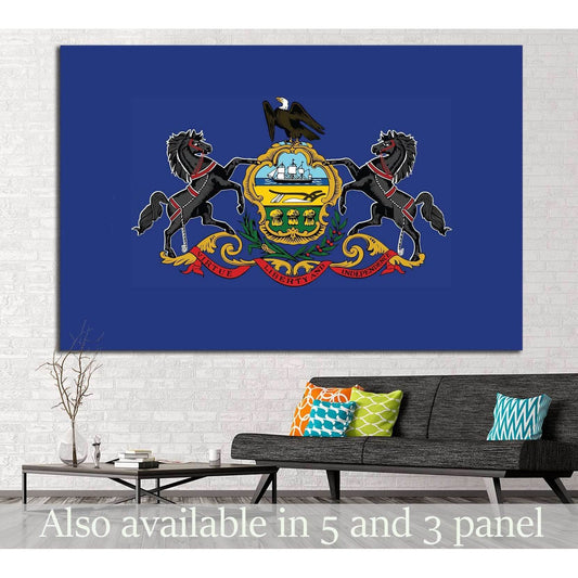 Pennsylvania №684 Ready to Hang Canvas PrintCanvas art arrives ready to hang, with hanging accessories included and no additional framing required. Every canvas print is hand-crafted, made on-demand at our workshop and expertly stretched around 100% North