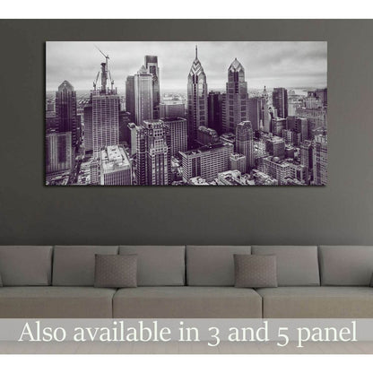 Philadelphia №2088 Ready to Hang Canvas PrintCanvas art arrives ready to hang, with hanging accessories included and no additional framing required. Every canvas print is hand-crafted, made on-demand at our workshop and expertly stretched around 100% Nort