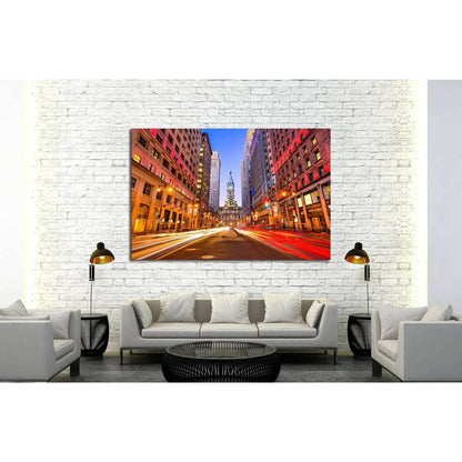 Philadelphia, Pennsylvania, USA downtown at city hall №2084 Ready to Hang Canvas PrintCanvas art arrives ready to hang, with hanging accessories included and no additional framing required. Every canvas print is hand-crafted, made on-demand at our worksho