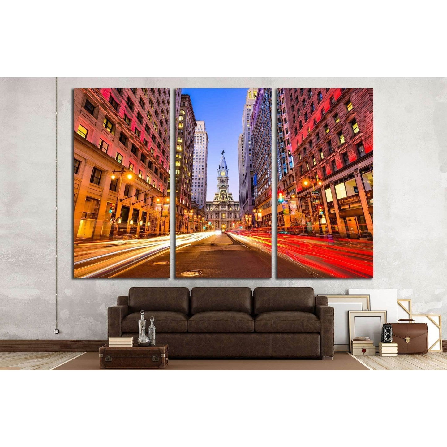 Philadelphia, Pennsylvania, USA downtown at city hall №2084 Ready to Hang Canvas PrintCanvas art arrives ready to hang, with hanging accessories included and no additional framing required. Every canvas print is hand-crafted, made on-demand at our worksho