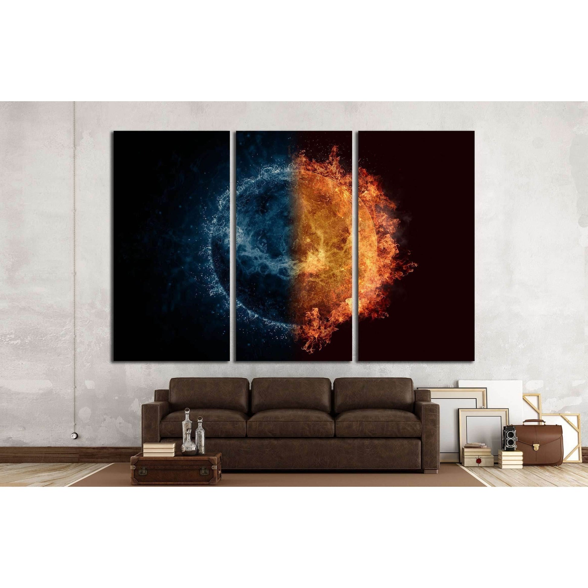 Planet Venus in water and fire №2417 Ready to Hang Canvas PrintCanvas art arrives ready to hang, with hanging accessories included and no additional framing required. Every canvas print is hand-crafted, made on-demand at our workshop and expertly stretche