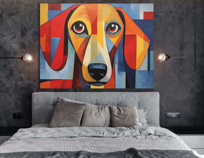 Playful Pet Portrait - Canvas Print - Artoholica Ready to Hang Canvas Print