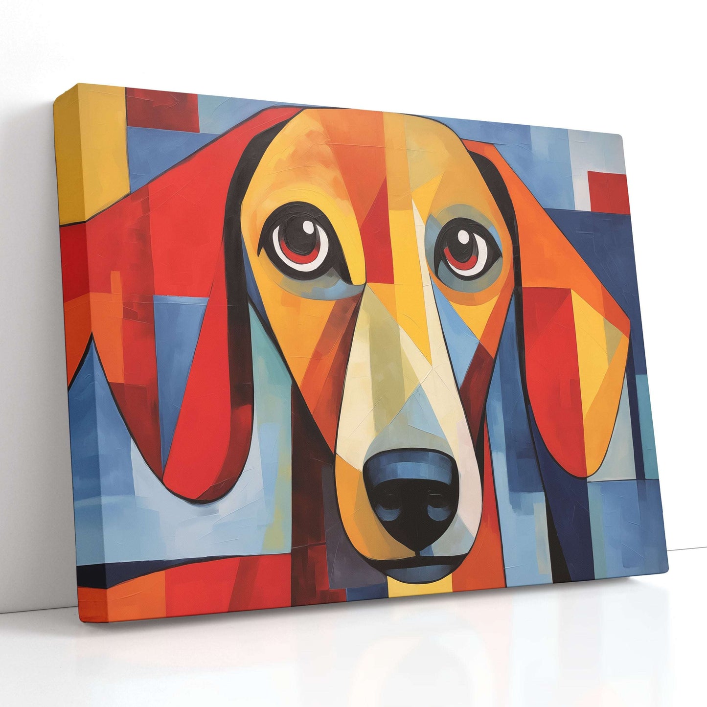 Playful Pet Portrait - Canvas Print - Artoholica Ready to Hang Canvas Print