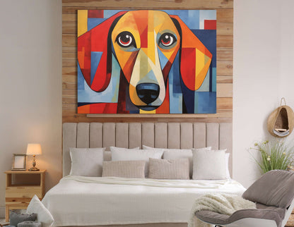 Playful Pet Portrait - Canvas Print - Artoholica Ready to Hang Canvas Print