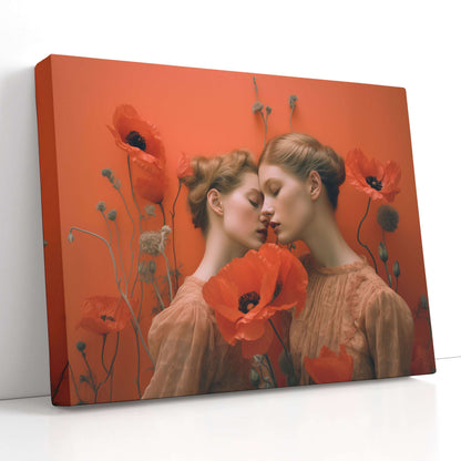 Poppy's Tender Touch - Canvas Print - Artoholica Ready to Hang Canvas Print