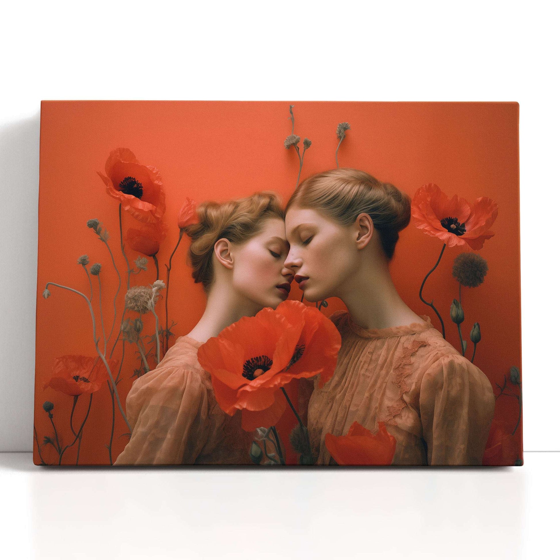 Poppy's Tender Touch - Canvas Print - Artoholica Ready to Hang Canvas Print