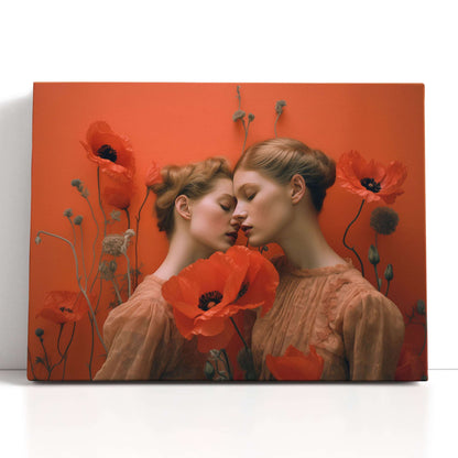 Poppy's Tender Touch - Canvas Print - Artoholica Ready to Hang Canvas Print