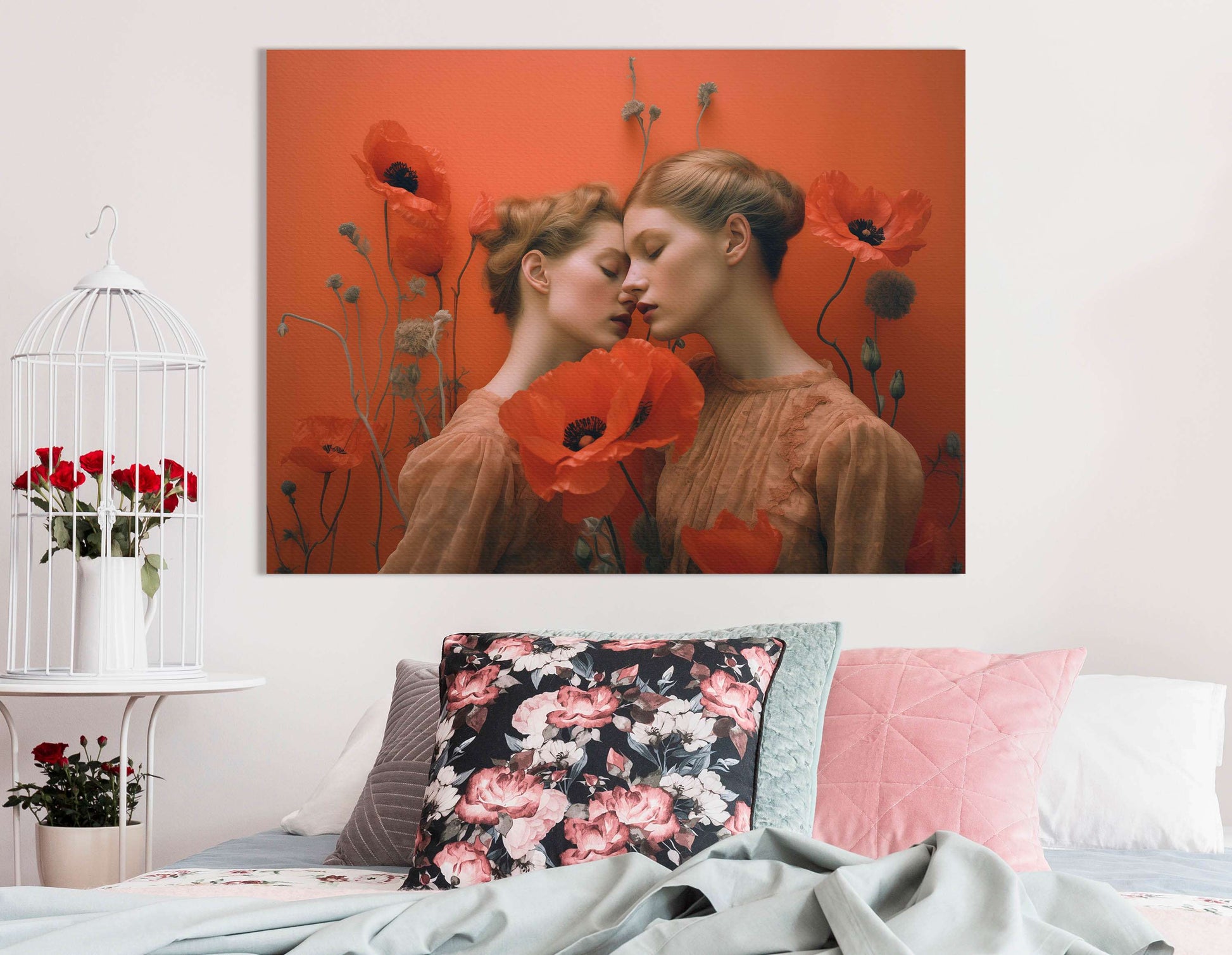 Poppy's Tender Touch - Canvas Print - Artoholica Ready to Hang Canvas Print