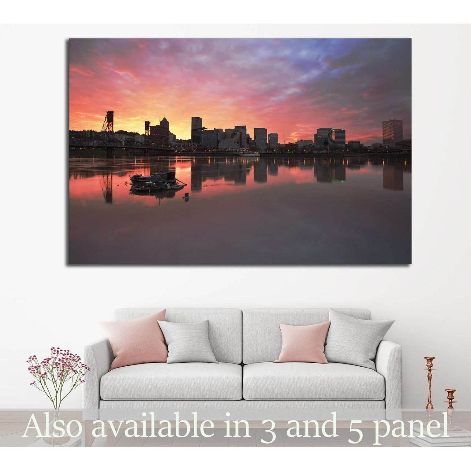 Portland Oregon Downtown №790 Ready to Hang Canvas PrintCanvas art arrives ready to hang, with hanging accessories included and no additional framing required. Every canvas print is hand-crafted, made on-demand at our workshop and expertly stretched aroun