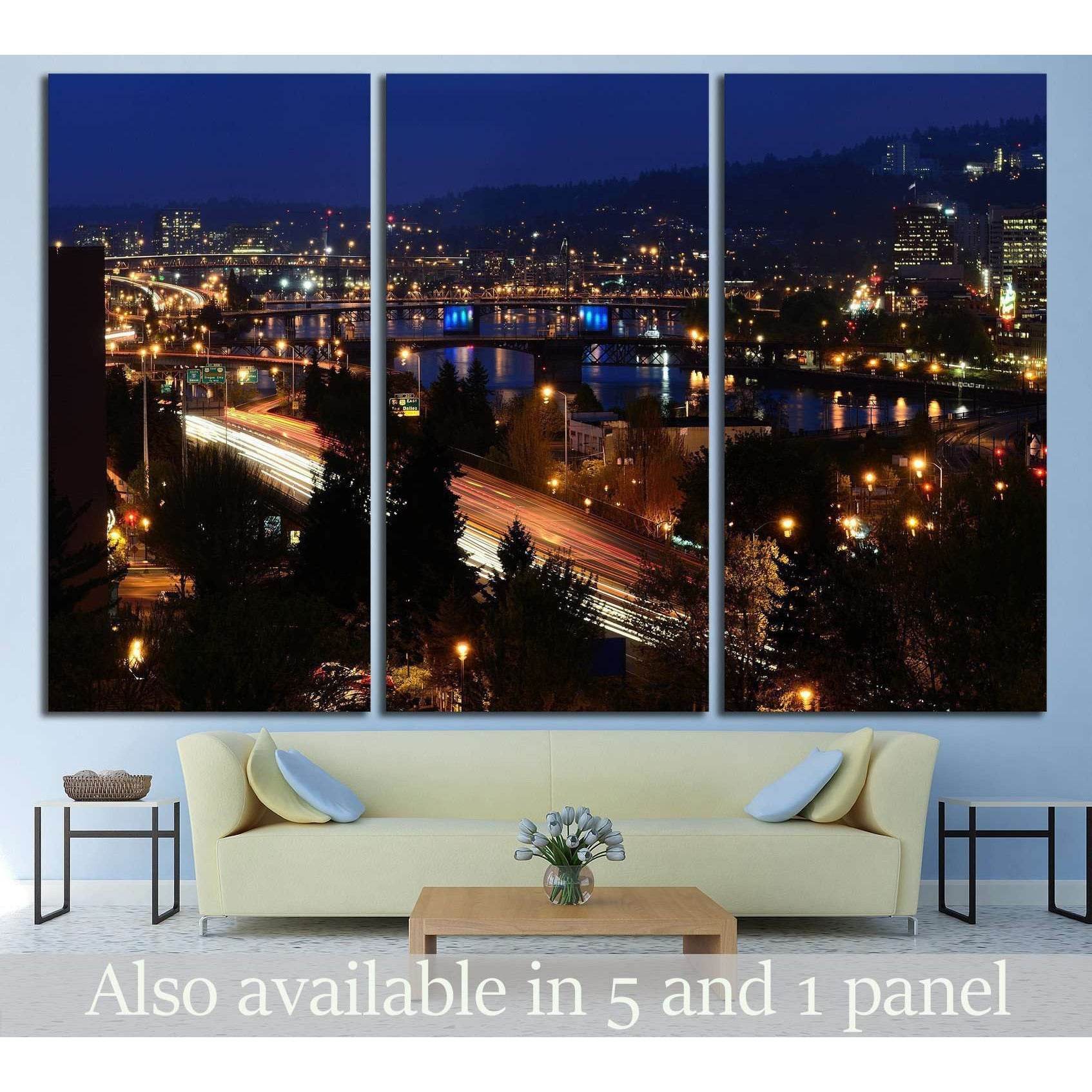 Portland Oregon №770 Ready to Hang Canvas PrintCanvas art arrives ready to hang, with hanging accessories included and no additional framing required. Every canvas print is hand-crafted, made on-demand at our workshop and expertly stretched around 100% No
