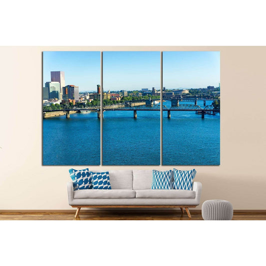 Portland, Oregon №819 Ready to Hang Canvas PrintCanvas art arrives ready to hang, with hanging accessories included and no additional framing required. Every canvas print is hand-crafted, made on-demand at our workshop and expertly stretched around 100% N