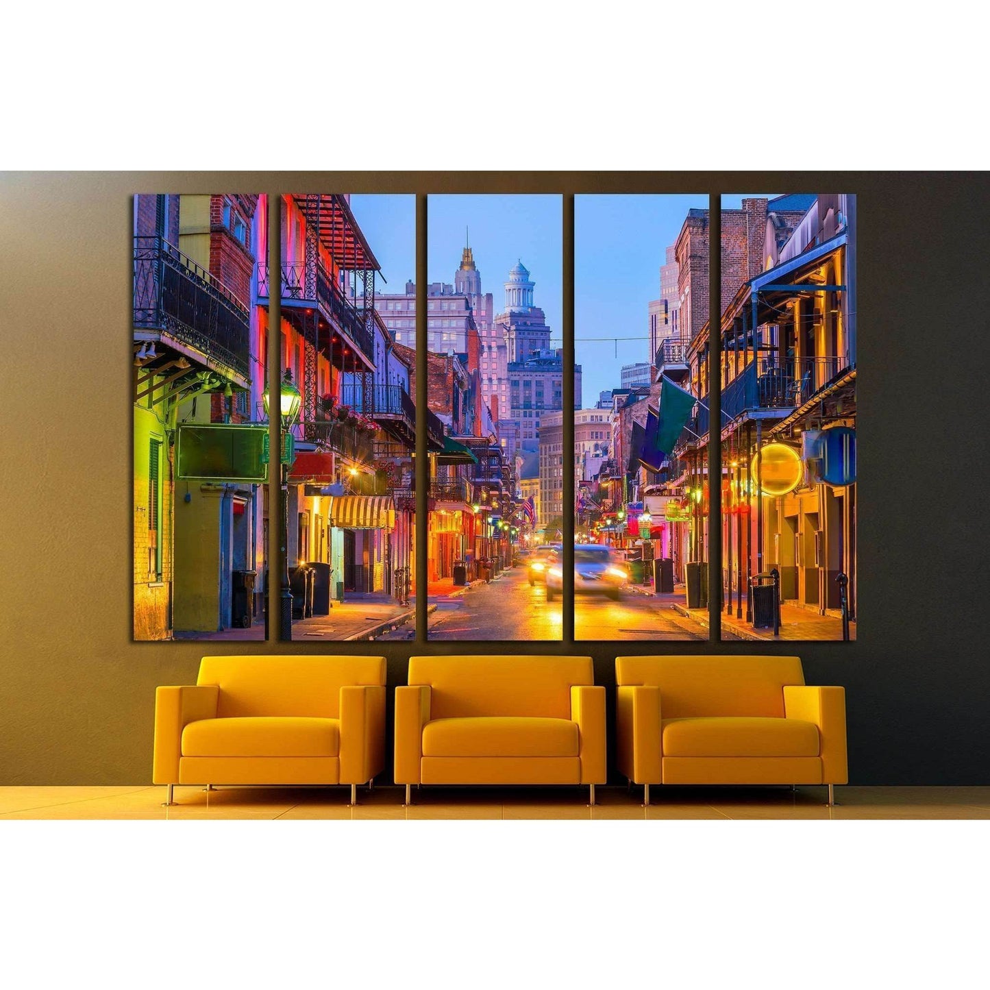 Pubs and bars in the French Quarter, New Orleans USA №1773 Ready to Hang Canvas PrintCanvas art arrives ready to hang, with hanging accessories included and no additional framing required. Every canvas print is hand-crafted, made on-demand at our workshop