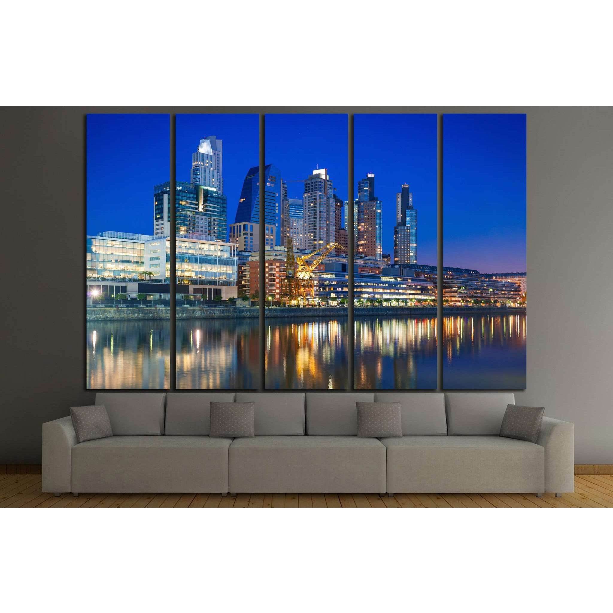 Puerto Madero, Buenos Aires, Argentina №1222 Ready to Hang Canvas PrintCanvas art arrives ready to hang, with hanging accessories included and no additional framing required. Every canvas print is hand-crafted, made on-demand at our workshop and expertly