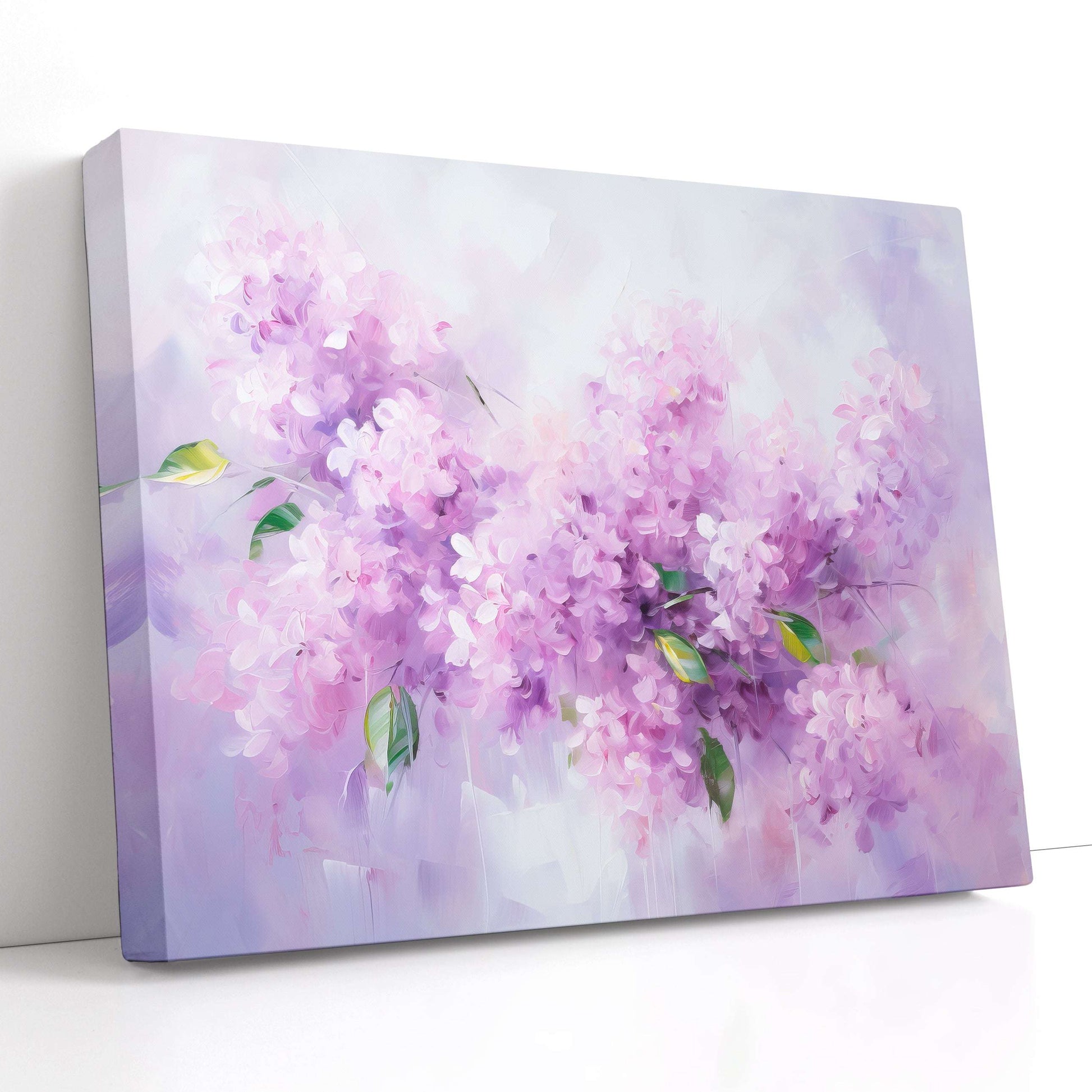 Purple Lilac Branch - Canvas Print - Artoholica Ready to Hang Canvas Print