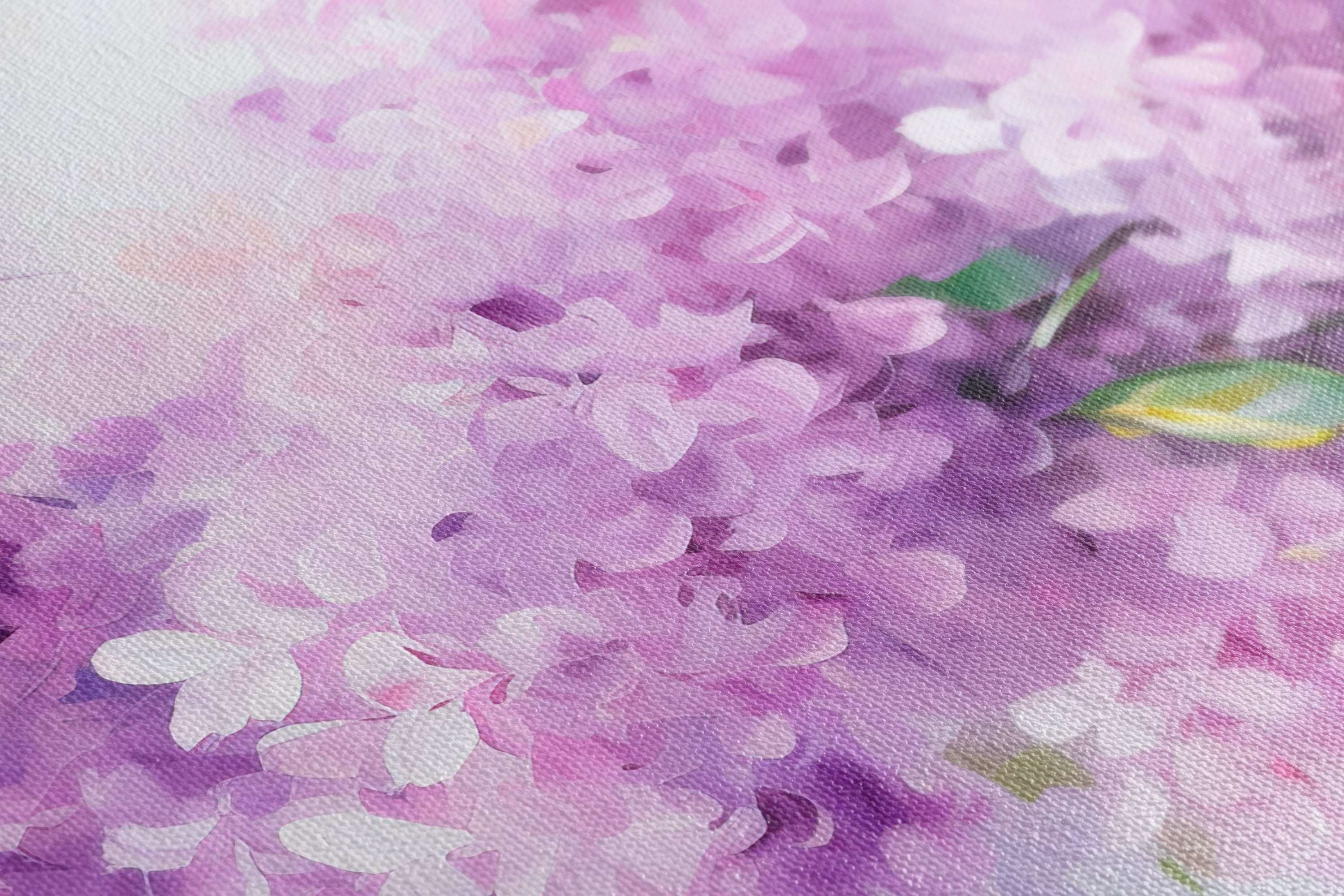 Purple Lilac Branch - Canvas Print - Artoholica Ready to Hang Canvas Print