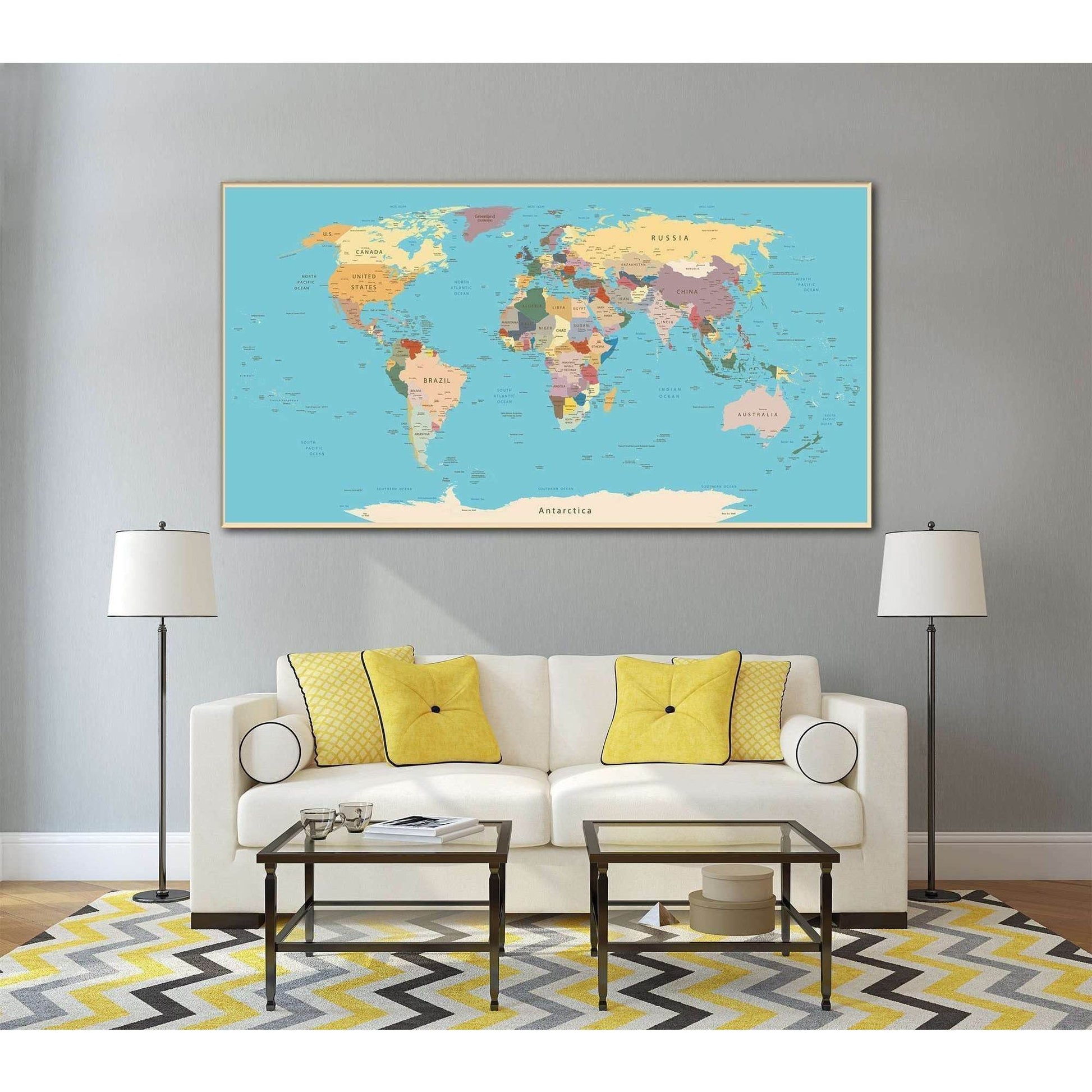 Navy Push Pin Travel World Map Canvas PrintDecorate your walls with a stunning Travel Map Canvas Art Print from the world's largest art gallery. Choose from thousands of Push Pin Map artworks with various sizing options. Choose your perfect art print to c