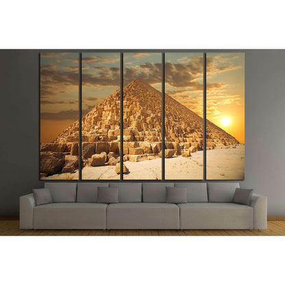 pyramids of the pharaohs in Giza. Cairo, Egypt №2190 Ready to Hang Canvas PrintCanvas art arrives ready to hang, with hanging accessories included and no additional framing required. Every canvas print is hand-crafted, made on-demand at our workshop and e