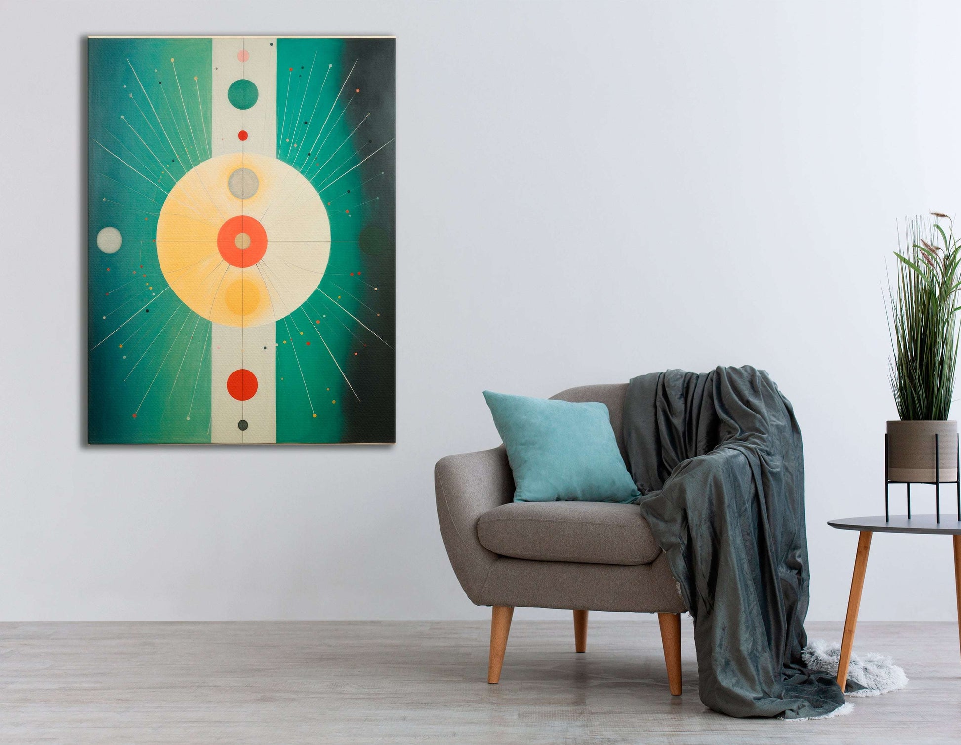 Radiant Solar Symphony - Canvas Print - Artoholica Ready to Hang Canvas Print