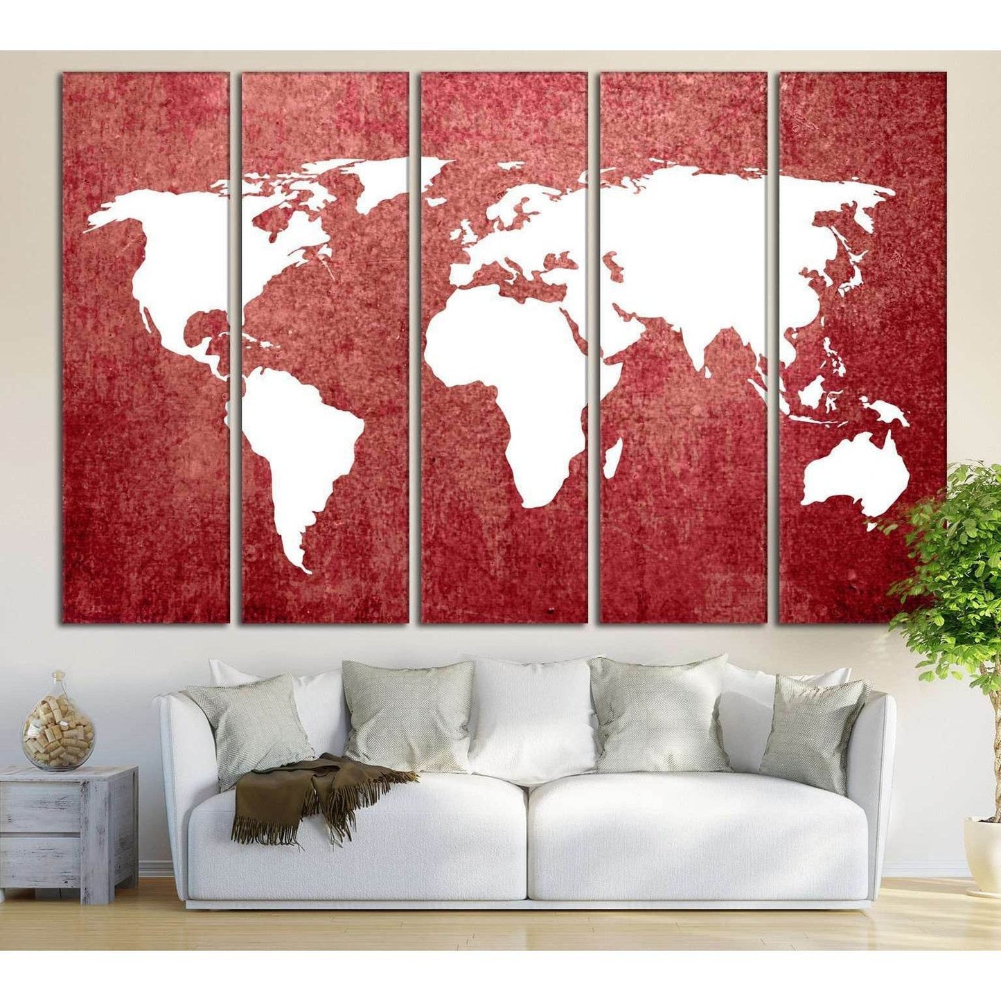 Grunge Red World Map Canvas ArtworkDecorate your walls with a stunning Red Map Canvas Art Print from the world's largest art gallery. Choose from thousands of Grunge Map artworks with various sizing options. Choose your perfect art print to complete your