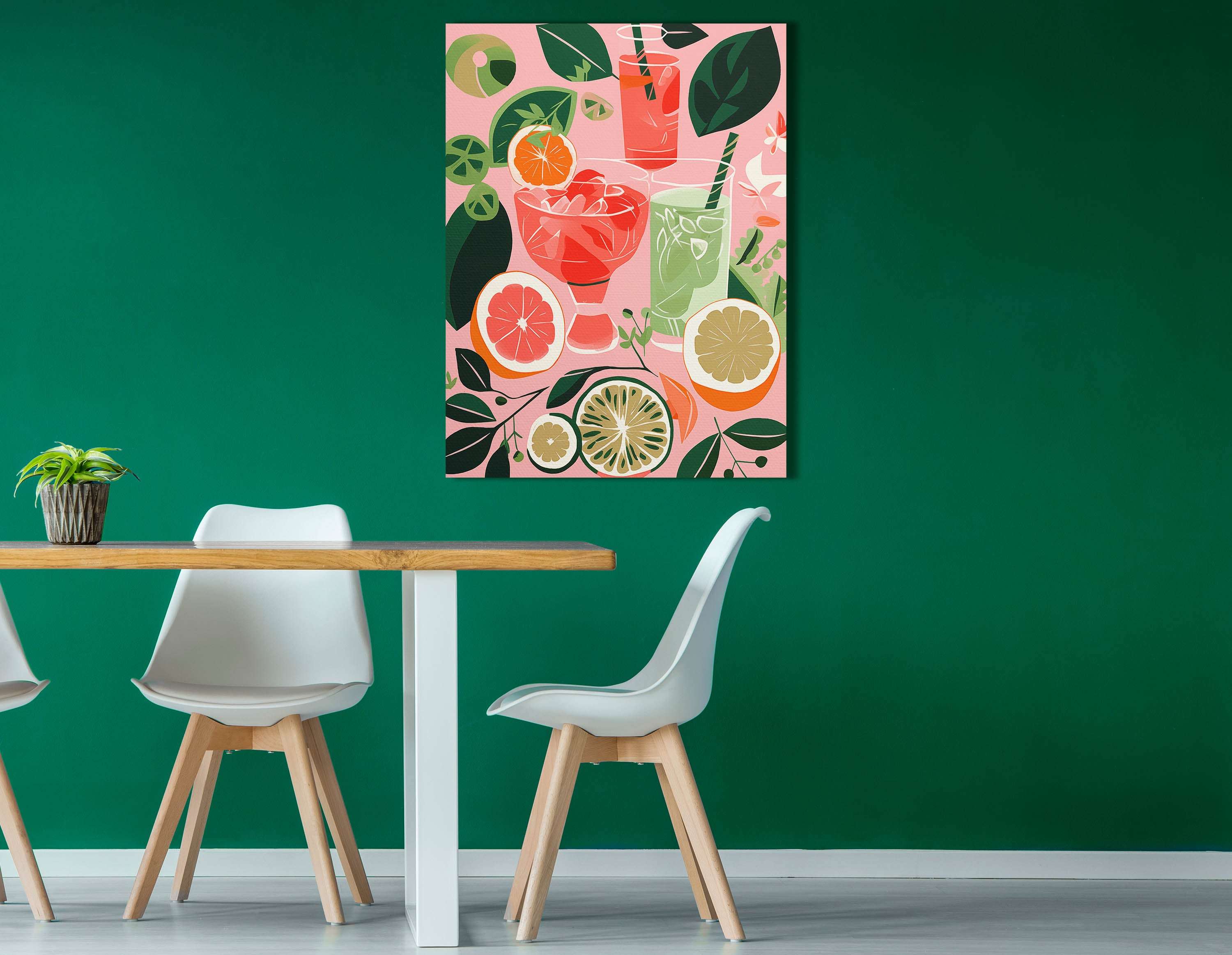 Refreshing Summer Citrus Delight - Canvas Print - Artoholica Ready to Hang Canvas Print