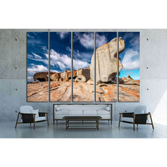 Remarkable rocks with blue and white sky,South Australia №2524 Ready to Hang Canvas PrintCanvas art arrives ready to hang, with hanging accessories included and no additional framing required. Every canvas print is hand-crafted, made on-demand at our work
