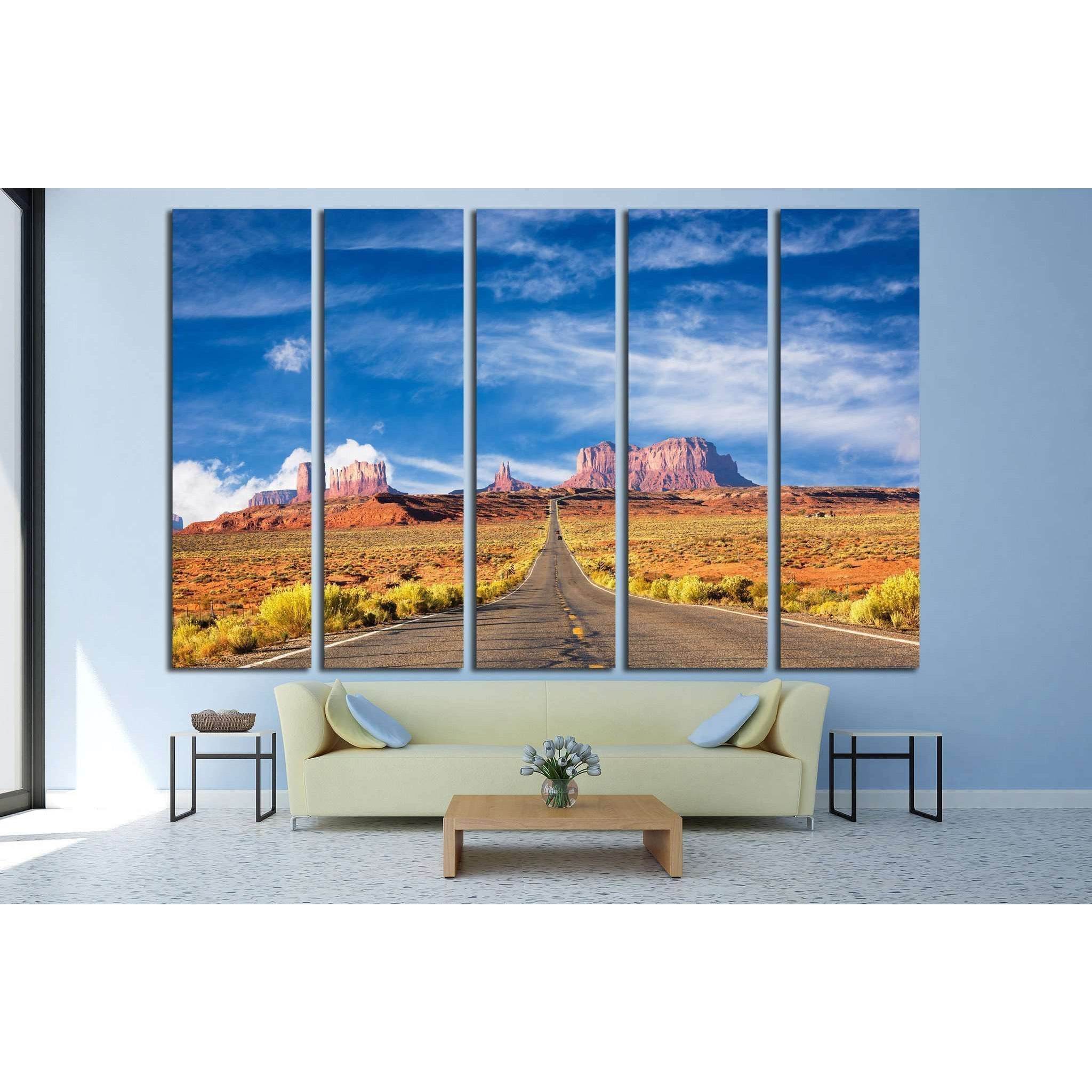 Road to the Monument Valley №1980 Ready to Hang Canvas PrintCanvas art arrives ready to hang, with hanging accessories included and no additional framing required. Every canvas print is hand-crafted, made on-demand at our workshop and expertly stretched a