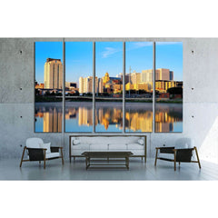 Rochester Minnesota №2017 Ready to Hang Canvas PrintCanvas art arrives ready to hang, with hanging accessories included and no additional framing required. Every canvas print is hand-crafted, made on-demand at our workshop and expertly stretched around 10