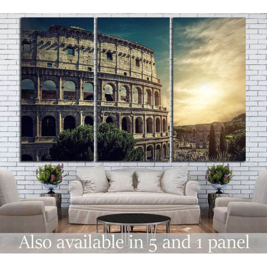 Roman Coliseum №740 Ready to Hang Canvas PrintCanvas art arrives ready to hang, with hanging accessories included and no additional framing required. Every canvas print is hand-crafted, made on-demand at our workshop and expertly stretched around 100% Nor