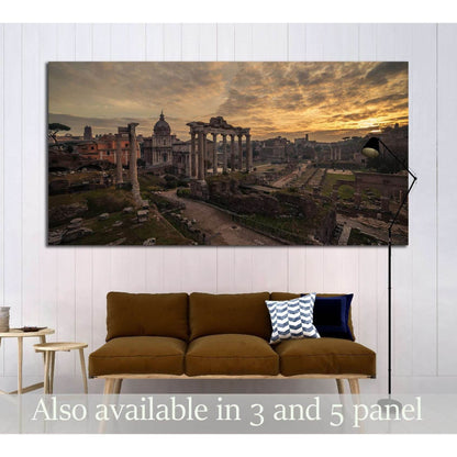 Rome, Italy The Roman Forum. Old Town of the city №3042 Ready to Hang Canvas PrintCanvas art arrives ready to hang, with hanging accessories included and no additional framing required. Every canvas print is hand-crafted, made on-demand at our workshop an