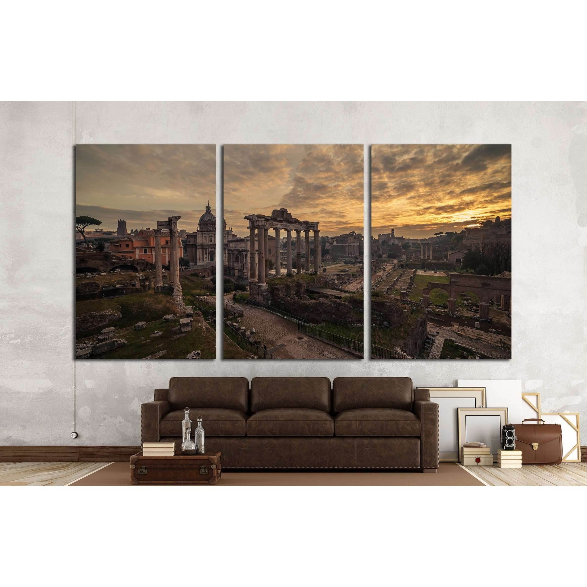 Rome, Italy The Roman Forum. Old Town of the city №3042 Ready to Hang Canvas PrintCanvas art arrives ready to hang, with hanging accessories included and no additional framing required. Every canvas print is hand-crafted, made on-demand at our workshop an