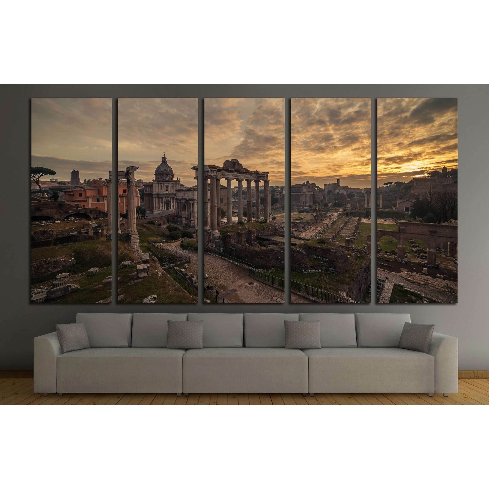 Rome, Italy The Roman Forum. Old Town of the city №3042 Ready to Hang Canvas PrintCanvas art arrives ready to hang, with hanging accessories included and no additional framing required. Every canvas print is hand-crafted, made on-demand at our workshop an